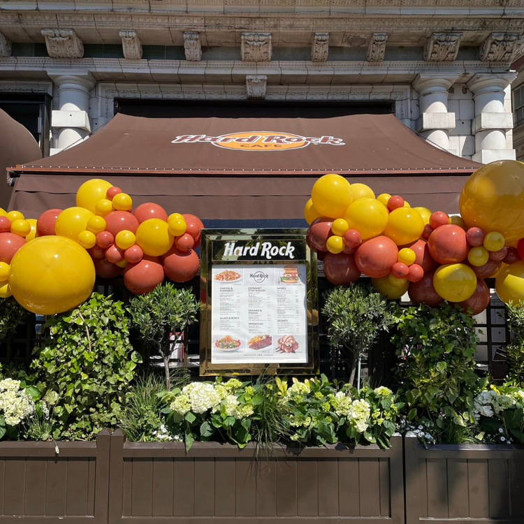 Balloon Garland For Hard Rock Cafe