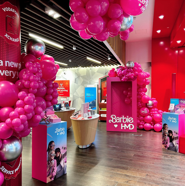 Barbie Balloon Cascades