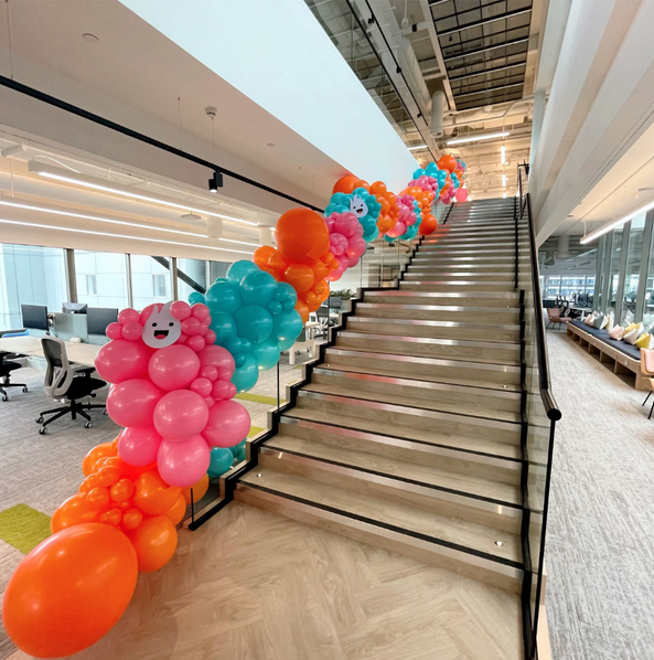 Staircase Balloons