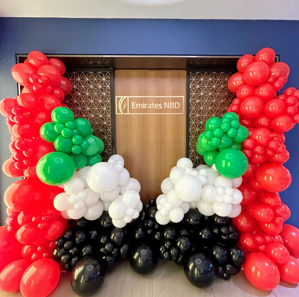 Bespoke Balloon Columns For Emirates NBD