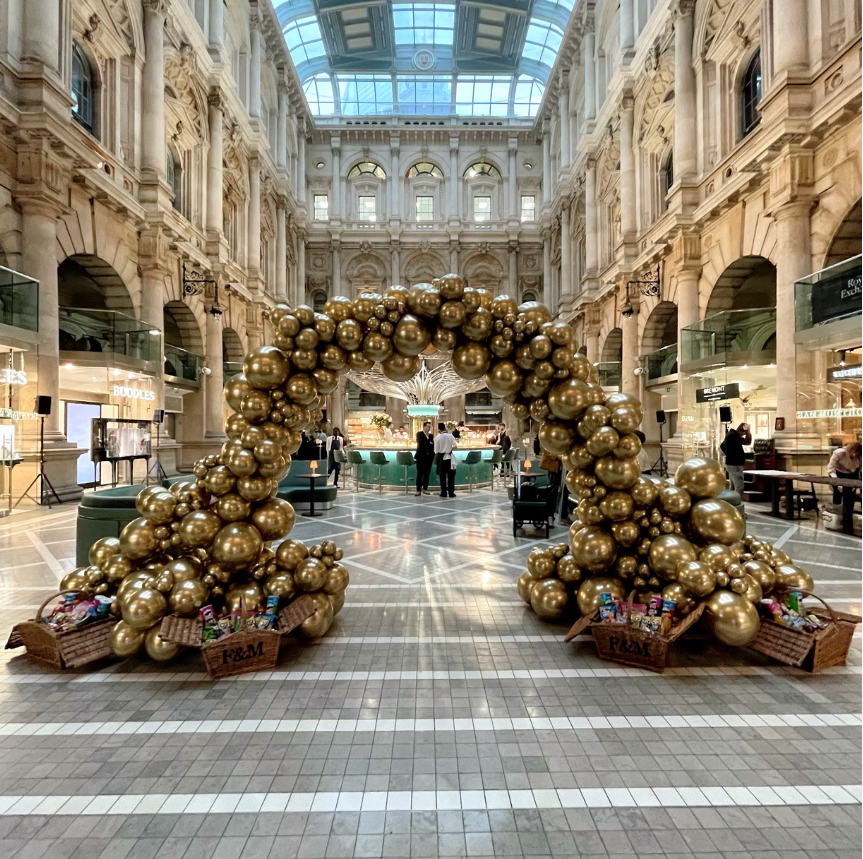 Gold Balloon Arch