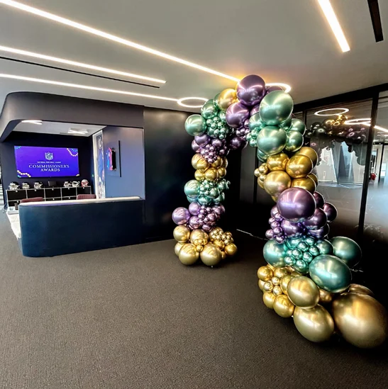 Metallic Balloon Arch