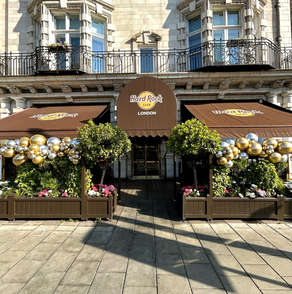 Silver and Gold Balloon Garland