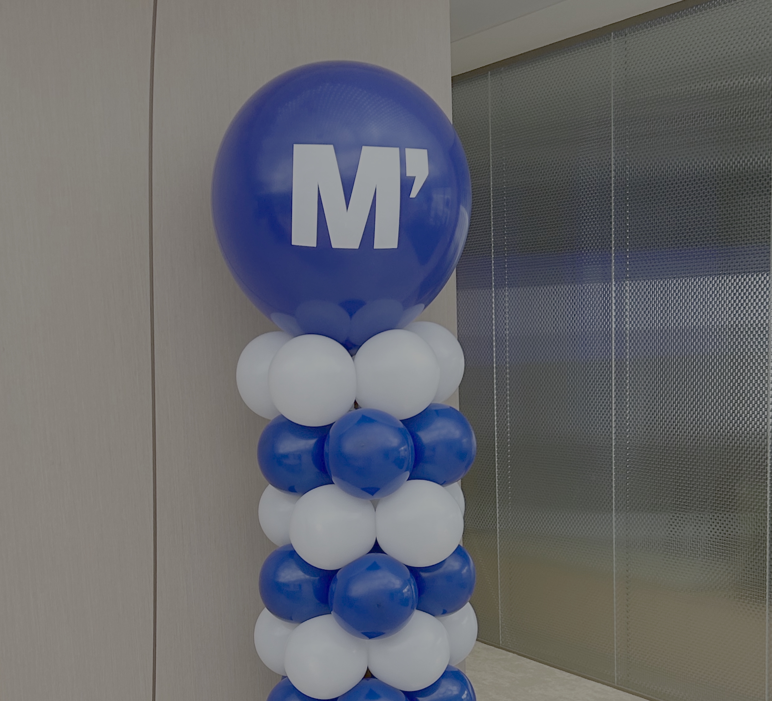 Branded Balloon Tower in London for Moody's